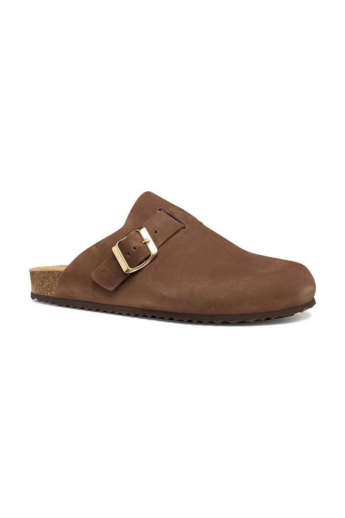 Geox papuci mocasini pentru femei din nubuc D BRIONIA D65LSA00032C6003 maro SS26