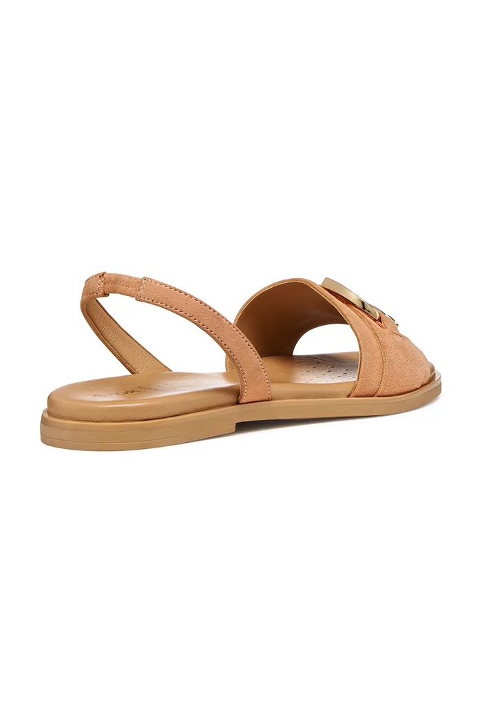 Obuv Geox dámske kožené sandále D NAILEEN D65SDB00021C8024 oranžová