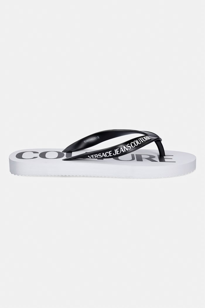 Versace Jeans Couture șlapi pentru femei 80VA3SQ7.ZSS81.003 alb SS26
