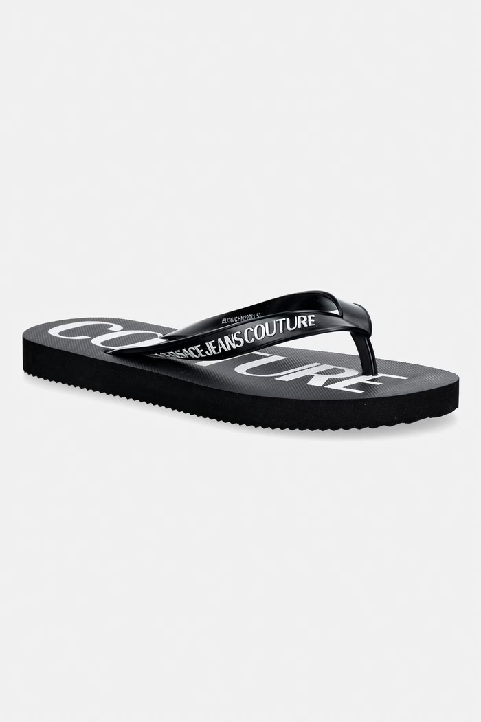 Versace Jeans Couture dámske žabky čierna 80VA3SQ7.ZSS81.899