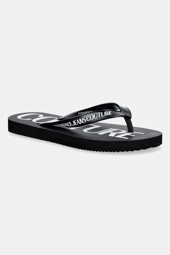 Versace Jeans Couture dámske žabky čierna 80VA3SQ7.ZSS81.899