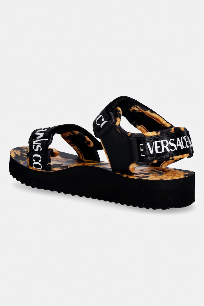 Încălțăminte Versace Jeans Couture sandale femei 80VA3SX4.ZSS82.G89 negru