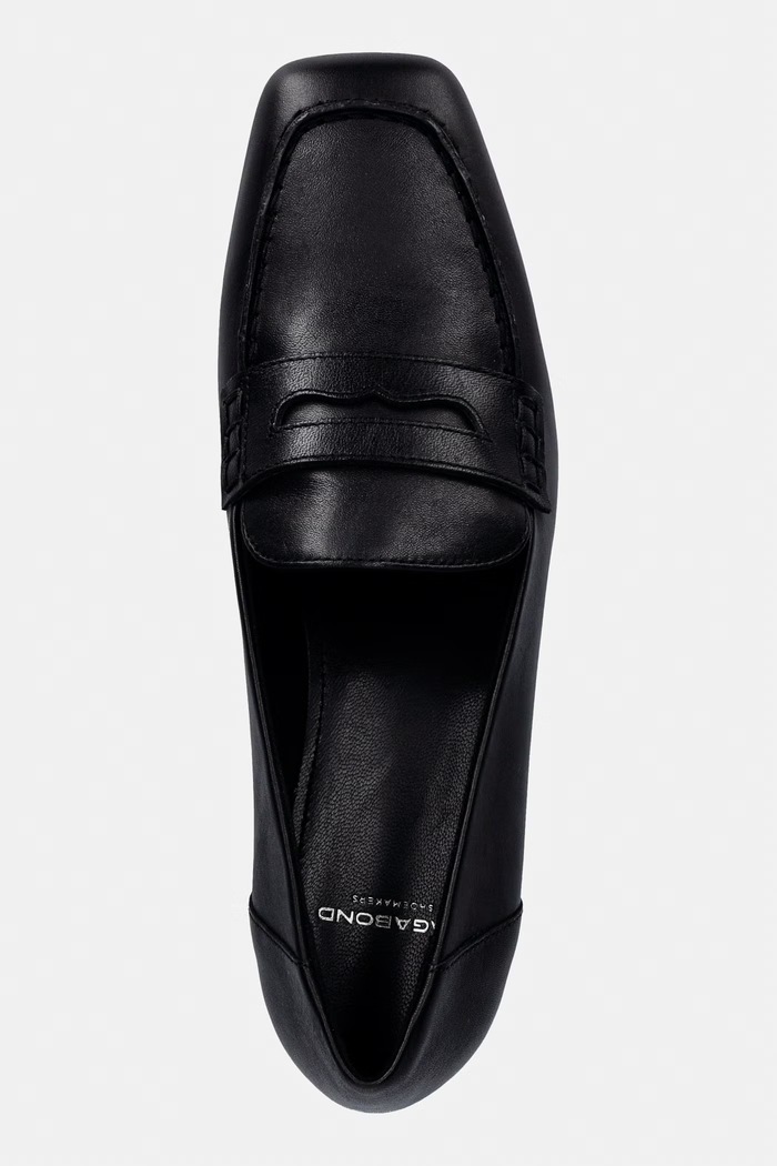 Kožené mokasíny Vagabond Shoemakers DEBBI čierna 6118.001.20