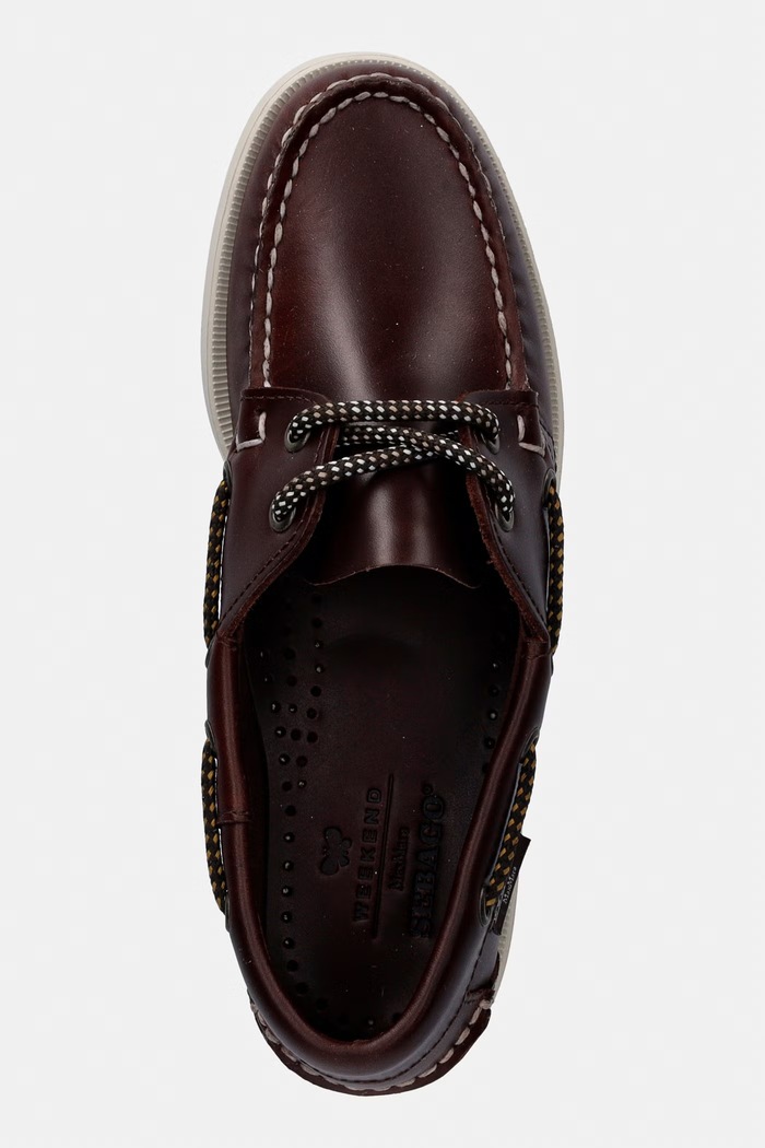 Kožené poltopánky Weekend Max Mara Wkadockside2 hnedá 2615521034600.BROWN