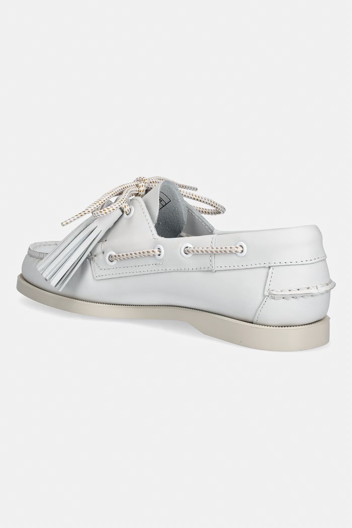 Obuv Kožené mokasíny Weekend Max Mara Wkadockside2 2615521034600.WHITE biela