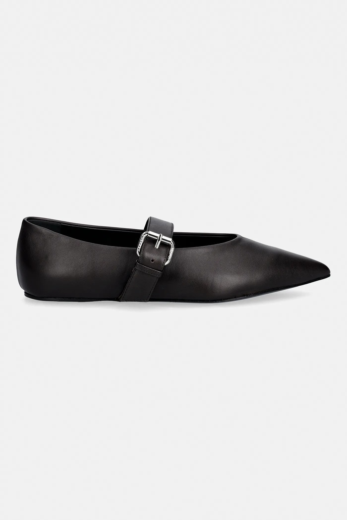 Weekend Max Mara bőr balerina cipő Wkagel 2615521054600.DBROWN barna SS26