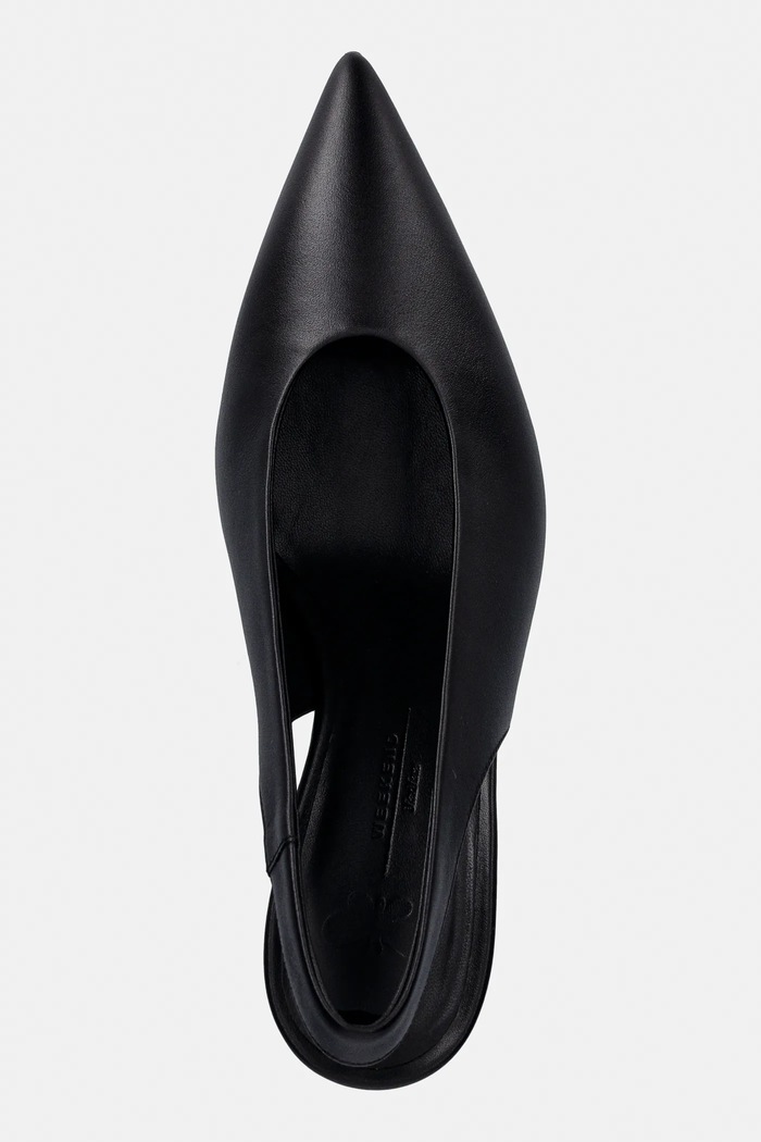 Кожаные туфли Weekend Max Mara Wkarito чёрный 2615521074600.BLACK