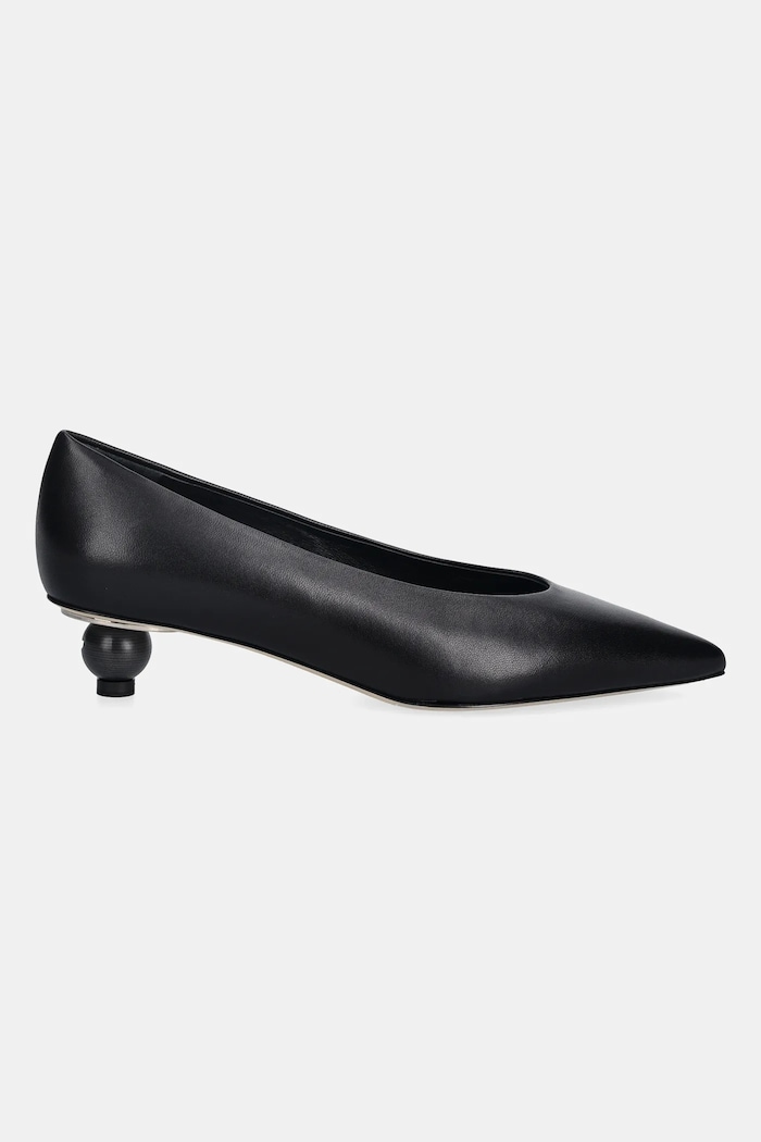 Weekend Max Mara czółenka skórzane Wkabacini 2615521134600.BLACK czarny SS26