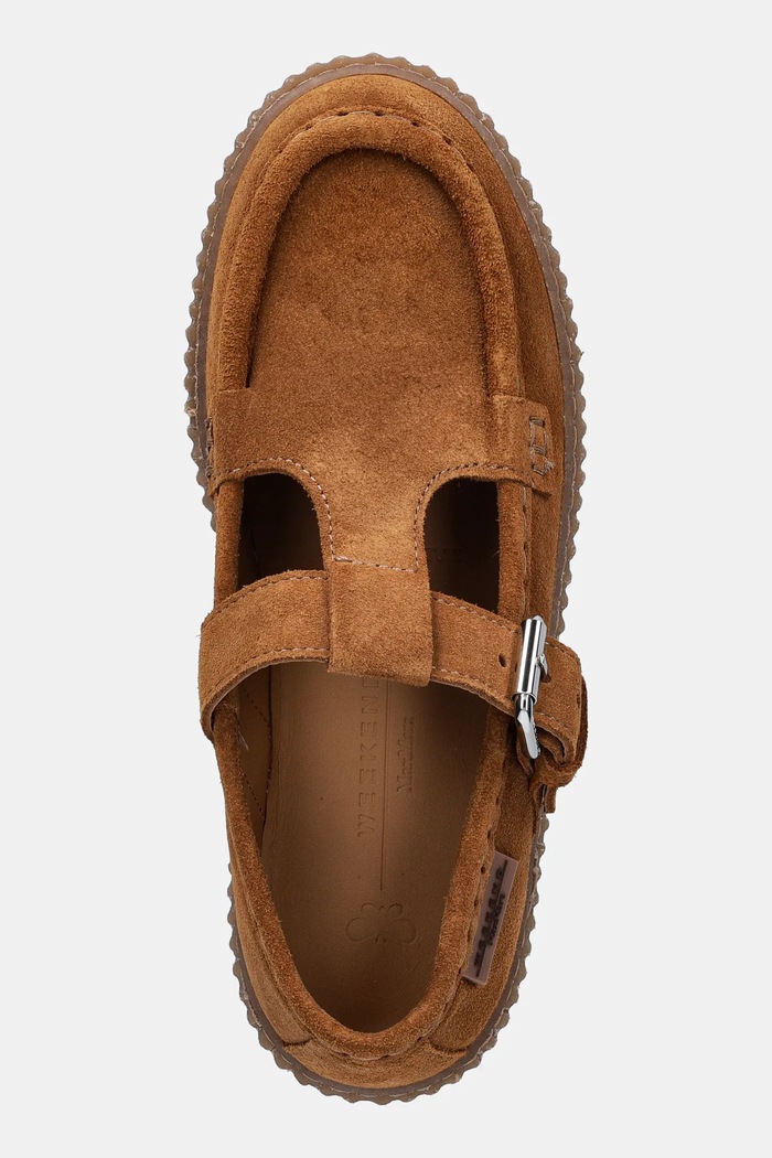 Weekend Max Mara velúr félcipő Wkasolista barna 2615521174600.RBROWN