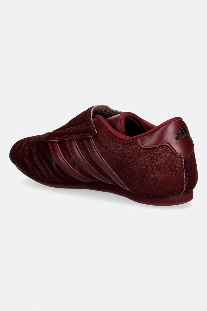 Shoes adidas Originals leather sneakers Teakwondo IH4455 maroon