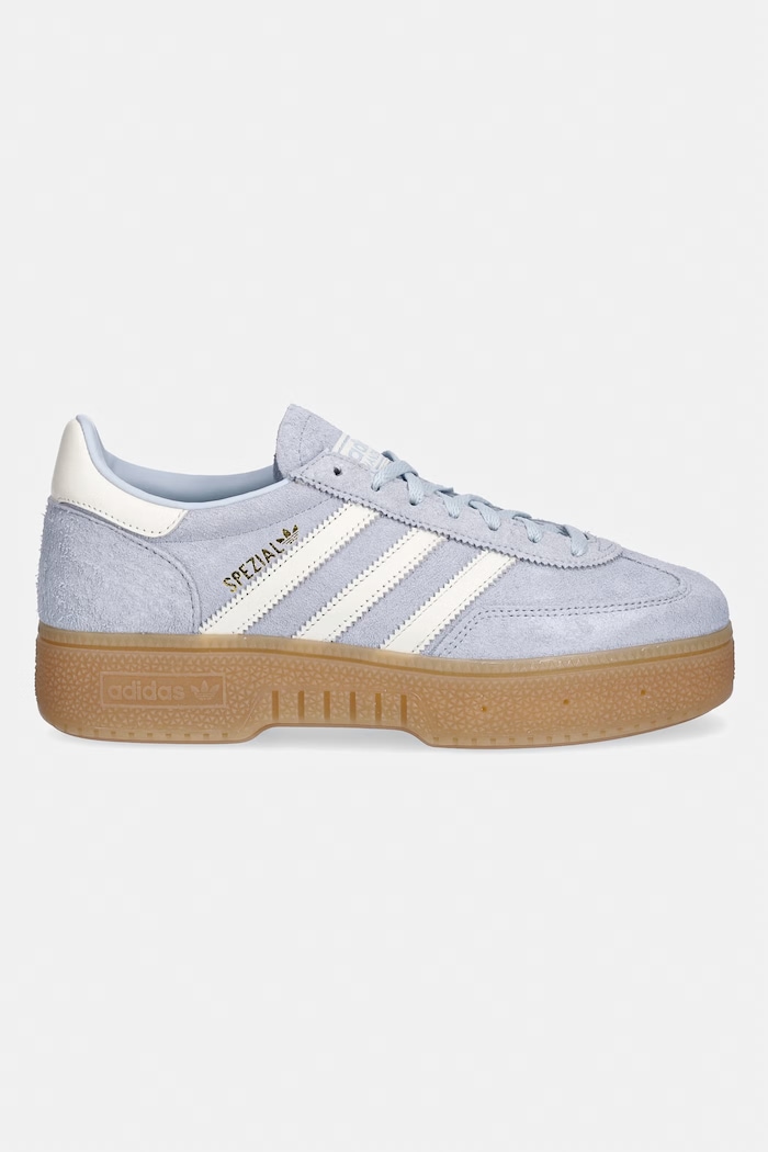 Велурени маратонки adidas Originals Handball Spezial Bold IH9192 син SS26