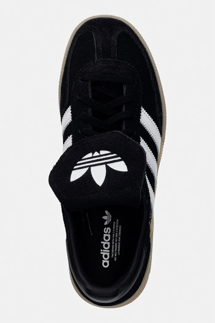 adidas Originals velúr sportcipő Handball Spezial fekete KI0996