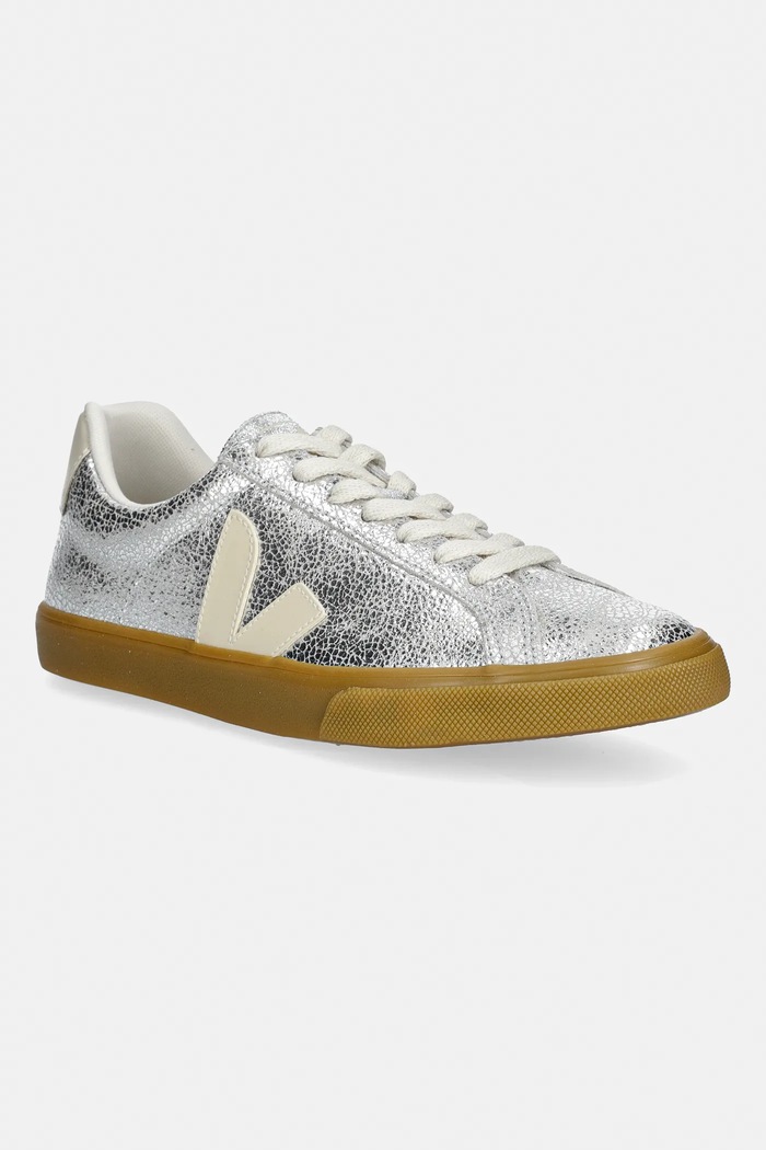 Kožne tenisice Veja ESPLAR LOGO SUEDE ostalo srebrna EO0321465A