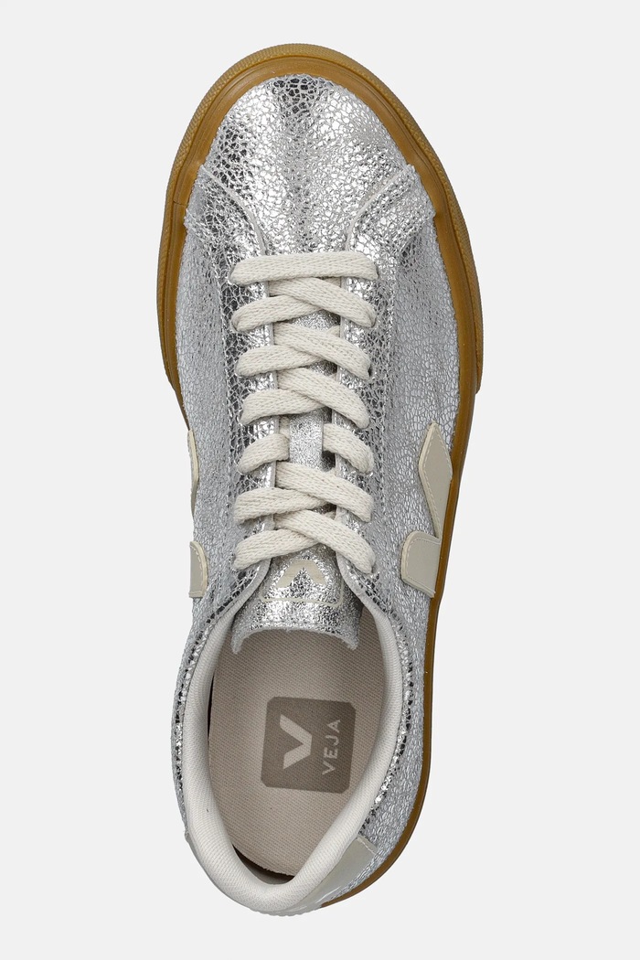 Kožne tenisice Veja ESPLAR LOGO SUEDE srebrna EO0321465A