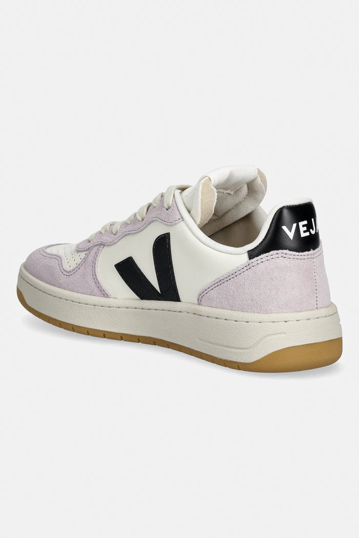 Shoes Veja sneakers V-10 PRIME LEATHER VI0221443A violet