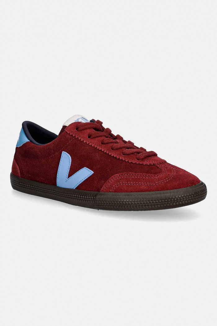 Veja suede sneakers VOLLEY SUEDE grain leather maroon VO0321467A
