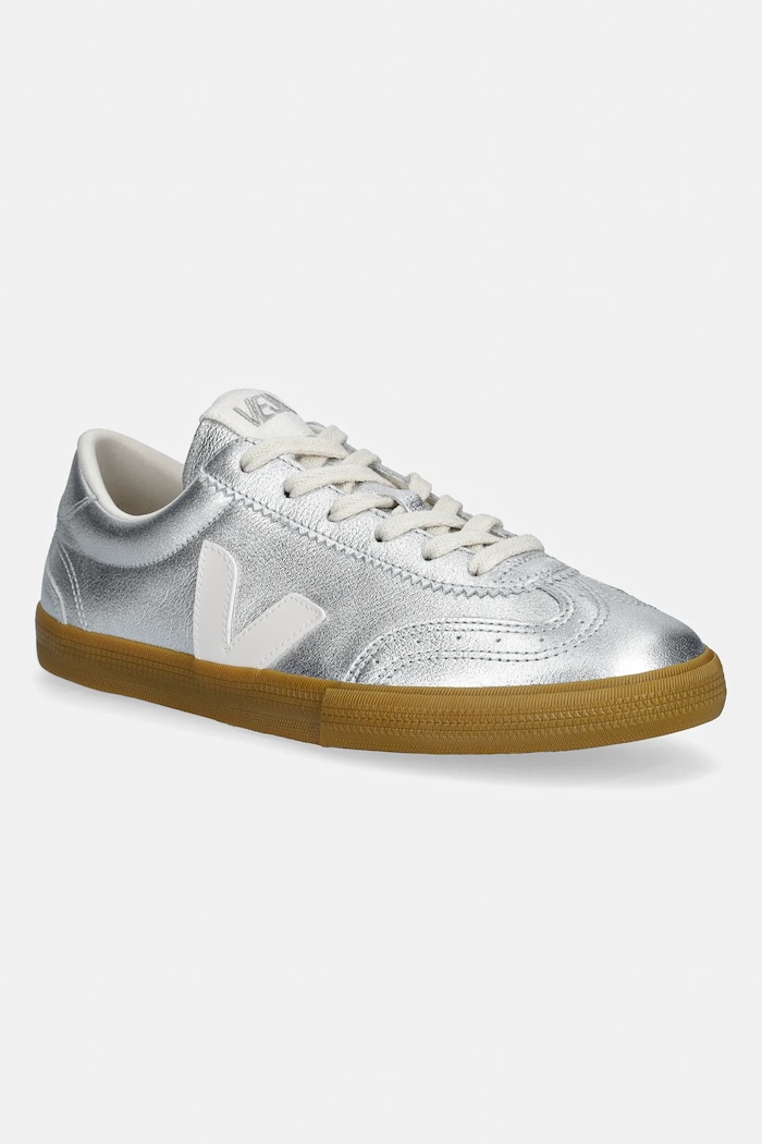 Veja leather sneakers VOLLEY O.T. grain leather silver VO2021666A