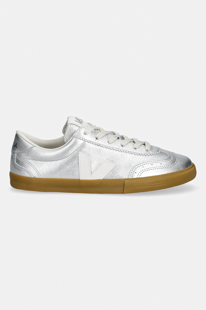 Veja leather sneakers VOLLEY O.T. VO2021666A silver SS26