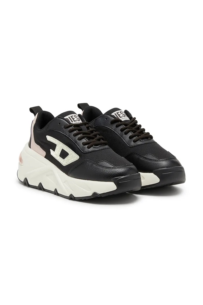Diesel S-Savannah Tulu sneakersy damskie Y03827.P7618.HB221 czarny SS26