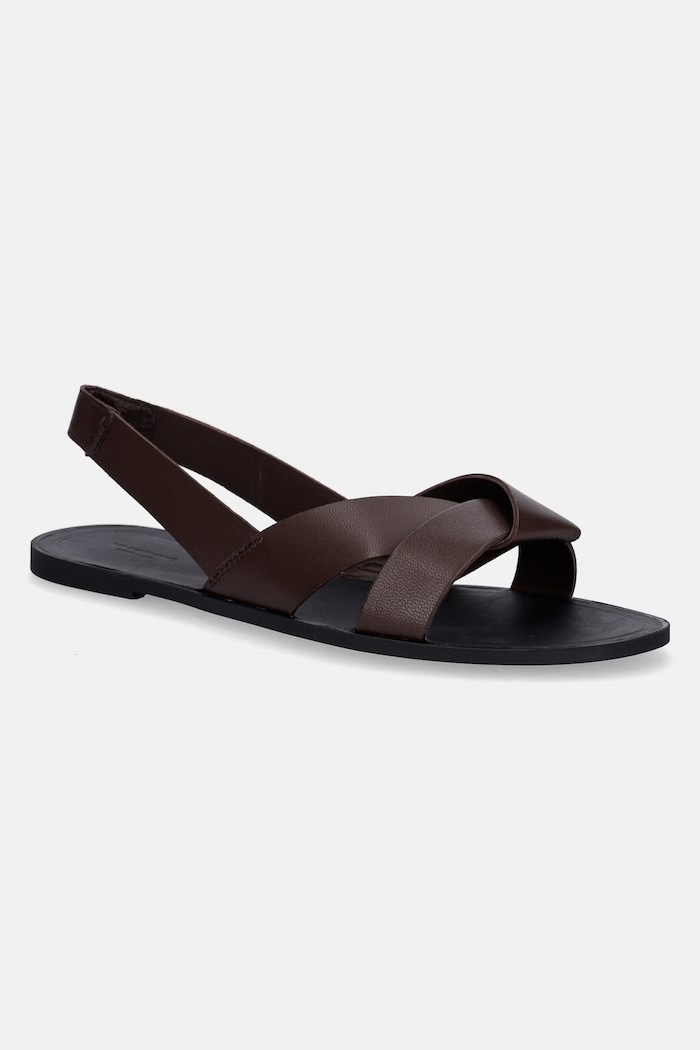 Vagabond Shoemakers sandále s otvorenou pätou dámske kožené TIA 2.0 hnedá 5531.001.35