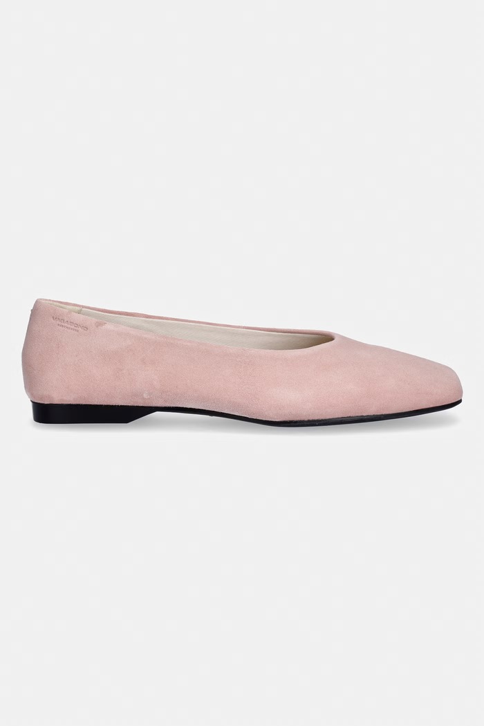 Vagabond Shoemakers balerini piele întoarsă DELIA 5907.140.56 roz SS26