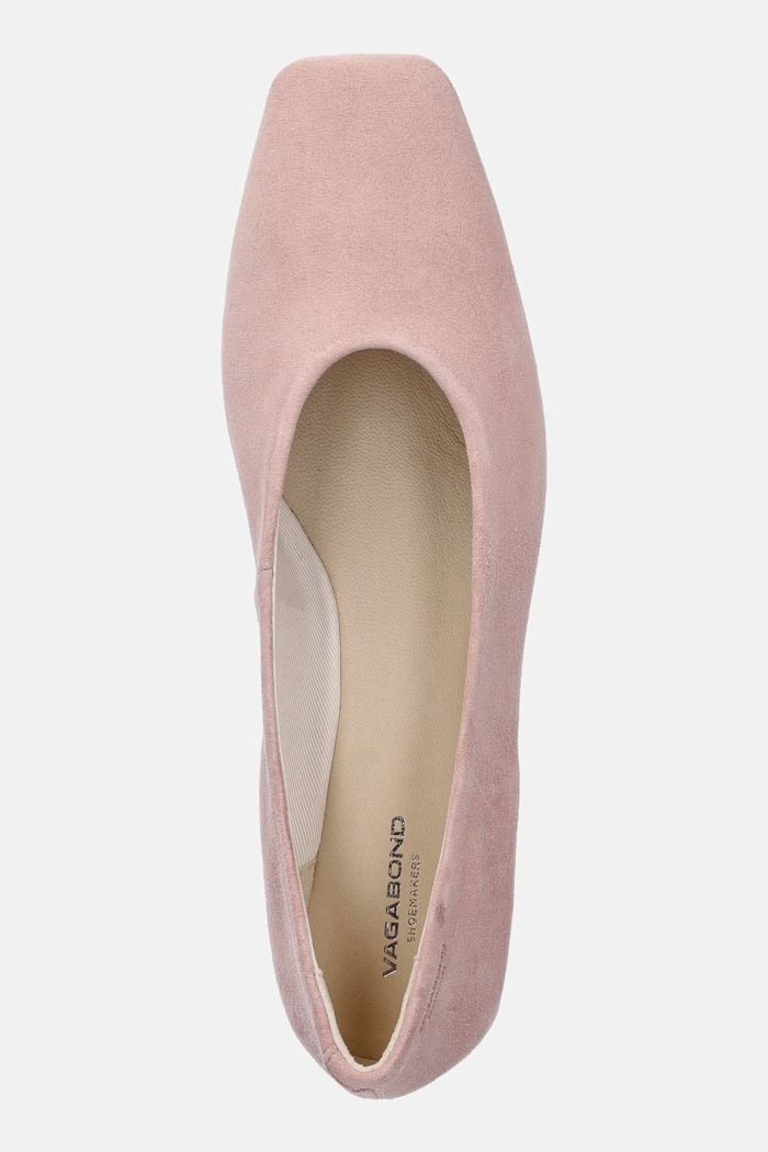 Vagabond Shoemakers balerini piele întoarsă DELIA roz 5907.140.56