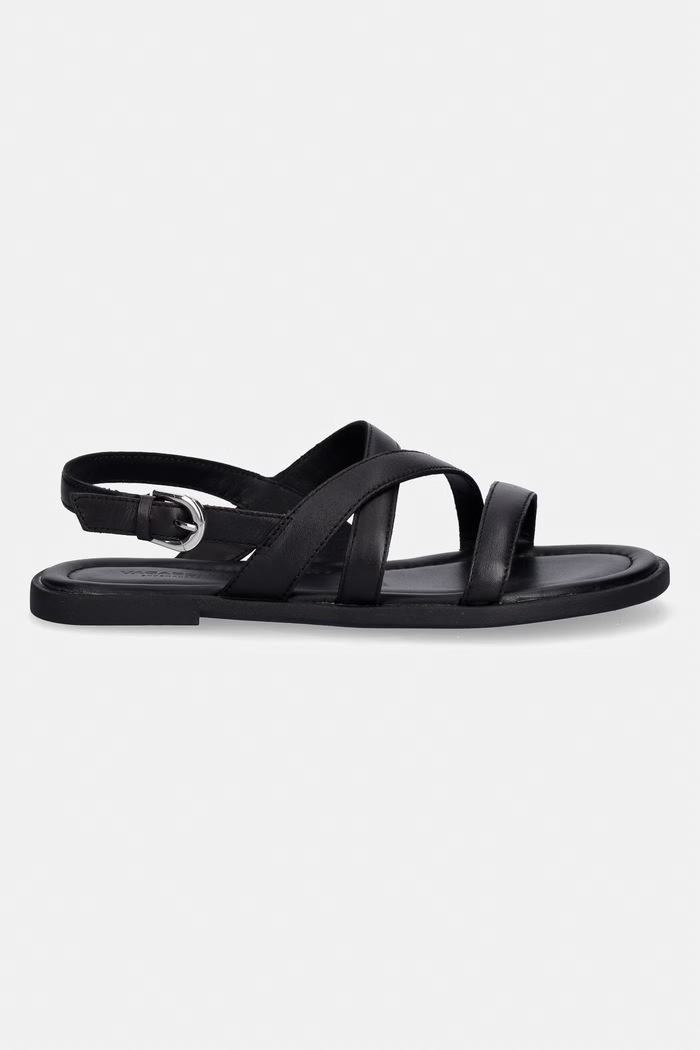 Vagabond Shoemakers sandále na plochom podpätku dámske kožené ZAIDA 6109.201.20 čierna SS26