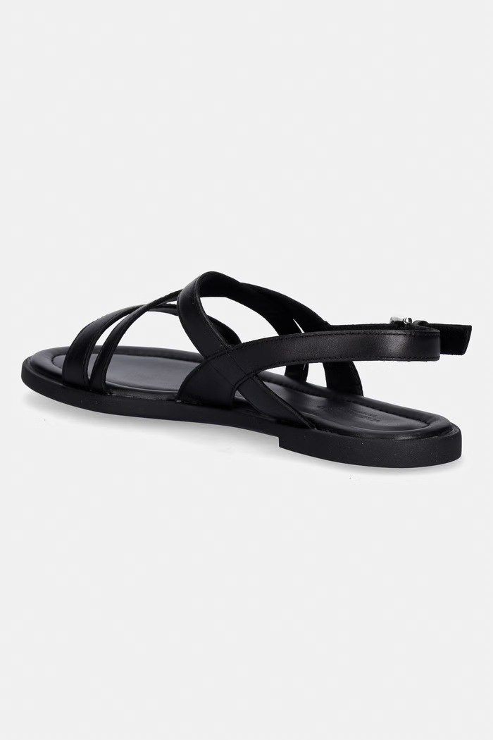 Obuv Vagabond Shoemakers sandále na plochom podpätku dámske kožené ZAIDA 6109.201.20 čierna
