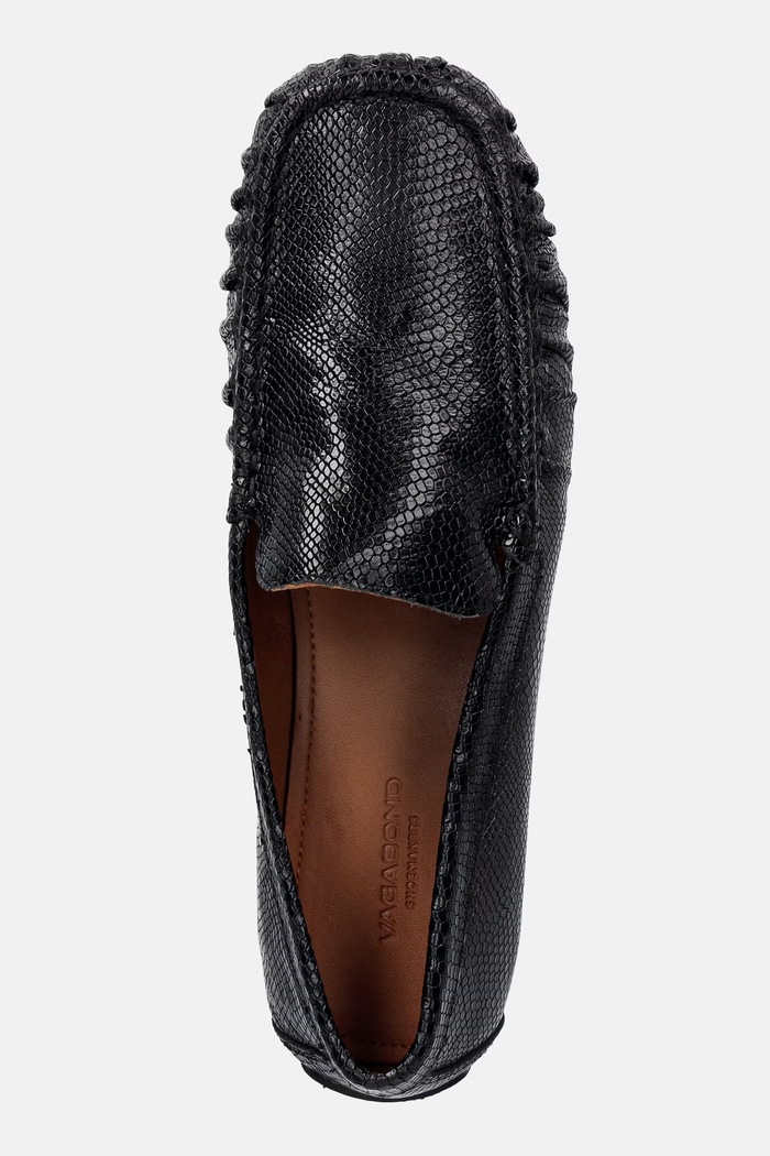 Vagabond Shoemakers mokasyny damskie skórzane MIKA czarny 6112.008.20