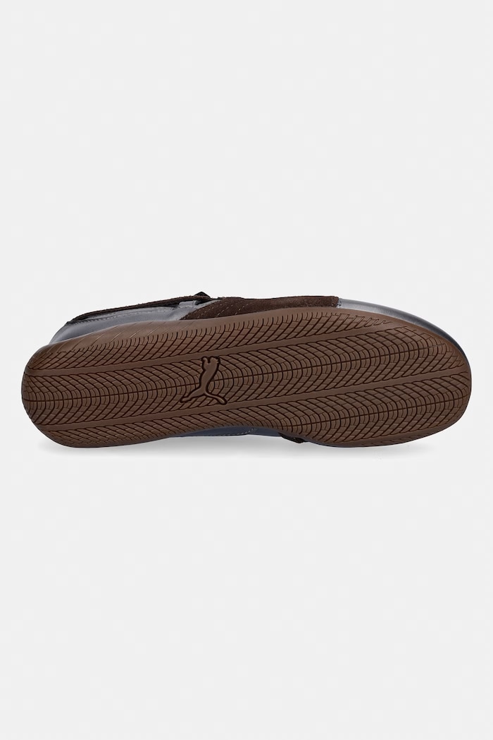 Puma baleriny skórzane Speedcat Ballet Lux WNS 408197 srebrny