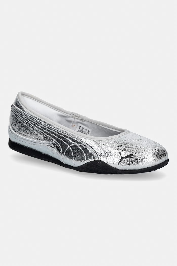 Puma Catch Soleil Ballerina Metallic baleríny stříbrná 405843