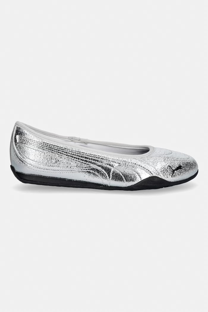 Puma Catch Soleil Ballerina Metallic balerini 405843 argintiu SS26