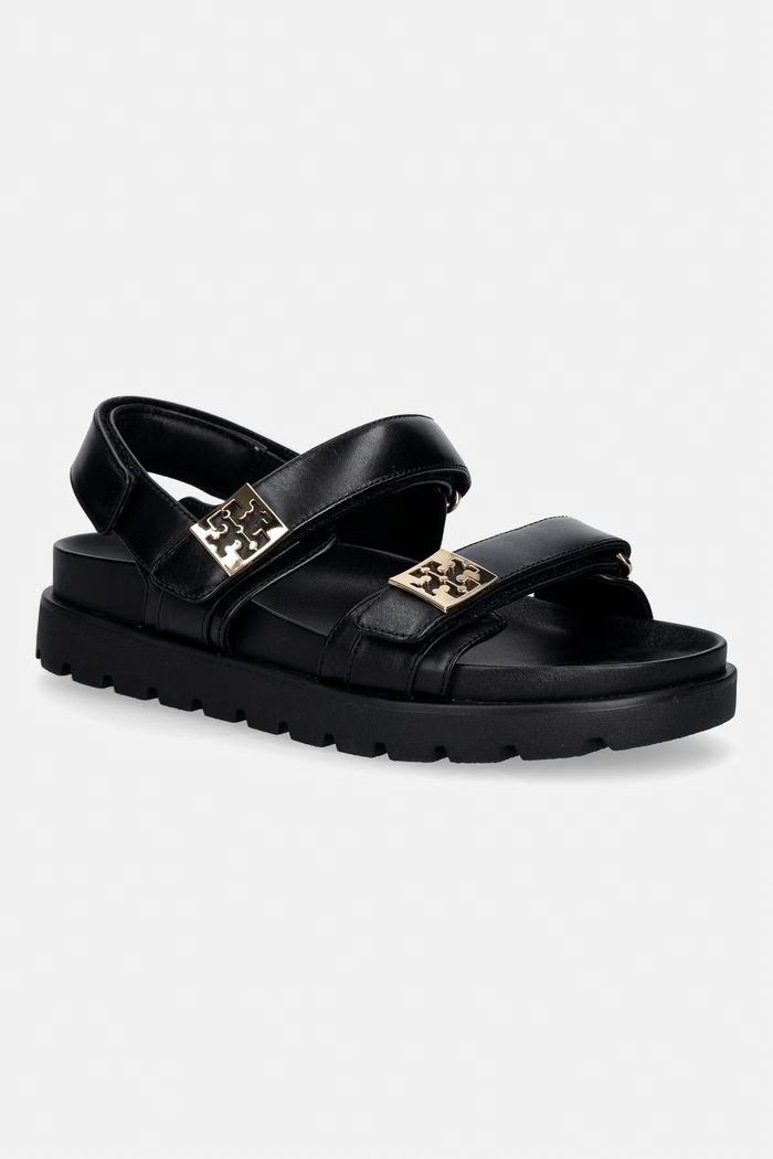 Tory Burch sandały damskie skórzane Mellow Sport Sandal czarny 179591.043