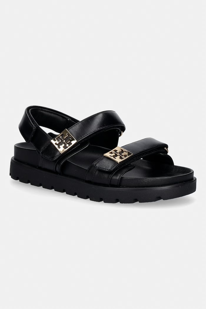 Tory Burch sandały damskie skórzane Mellow Sport Sandal czarny 179591.043