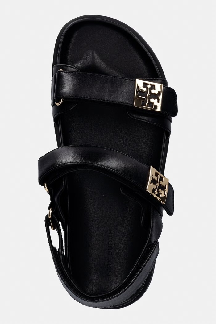 Tory Burch sandały damskie skórzane Mellow Sport Sandal czarny 179591.043