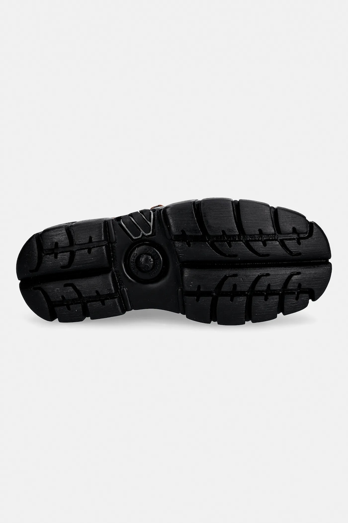 New Rock velúr sportcipő ANTE LEOPARDO CUERO, TOWER NEGRO+ lateral M.120N.C31 barna