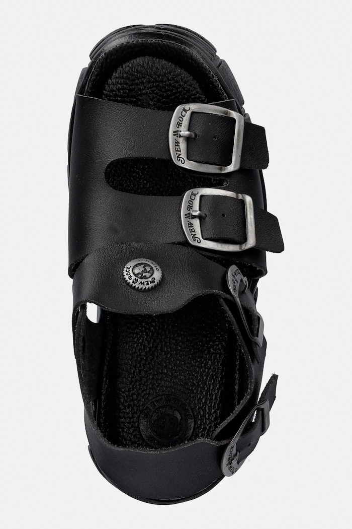 New Rock sandals VEGAN NEGRO GRUESO, TOWER CASCO NEGRO LAT black M.BIOS137.V2