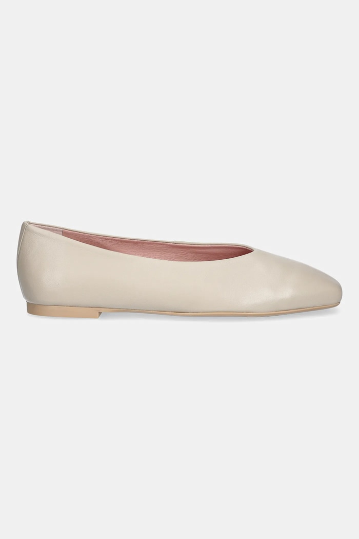 Kožené balerínky Pretty Ballerinas Camille 53000.003.9301 béžová SS26