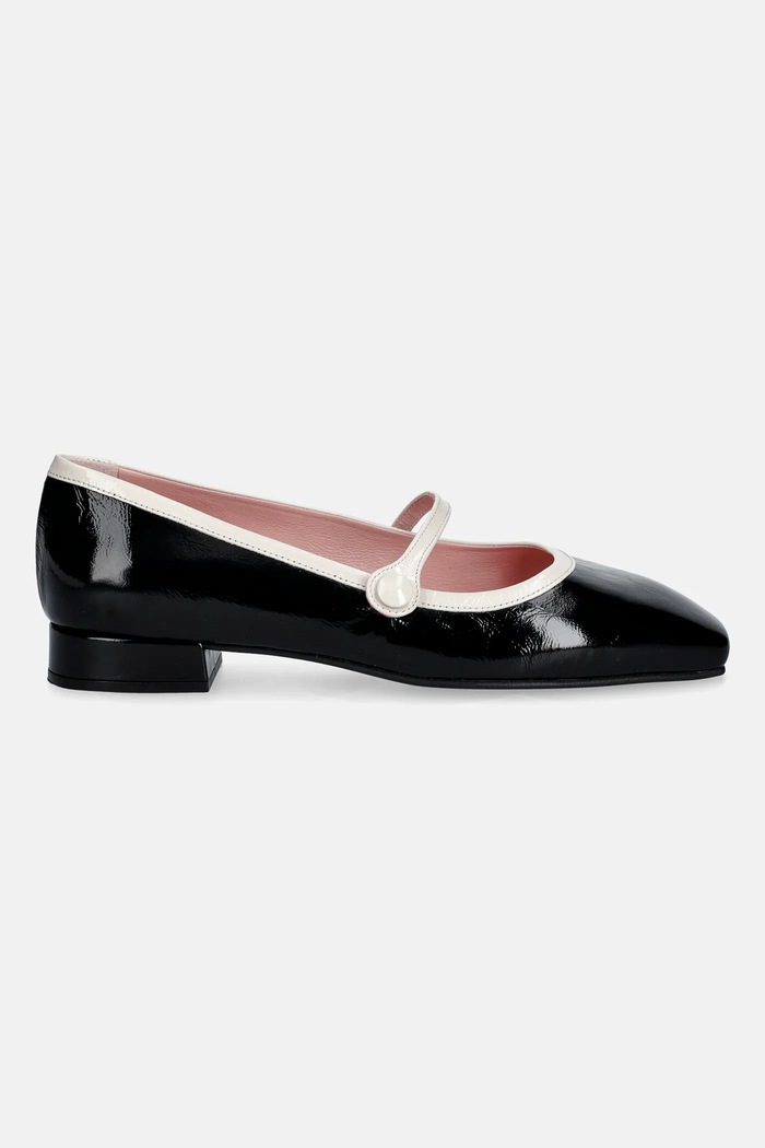 Kožne balerinke Pretty Ballerinas Lea 53050.001.8301 crna SS26