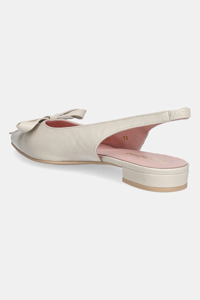 Încălțăminte Pretty Ballerinas balerini de piele Clementine 53068.002.9162 bej