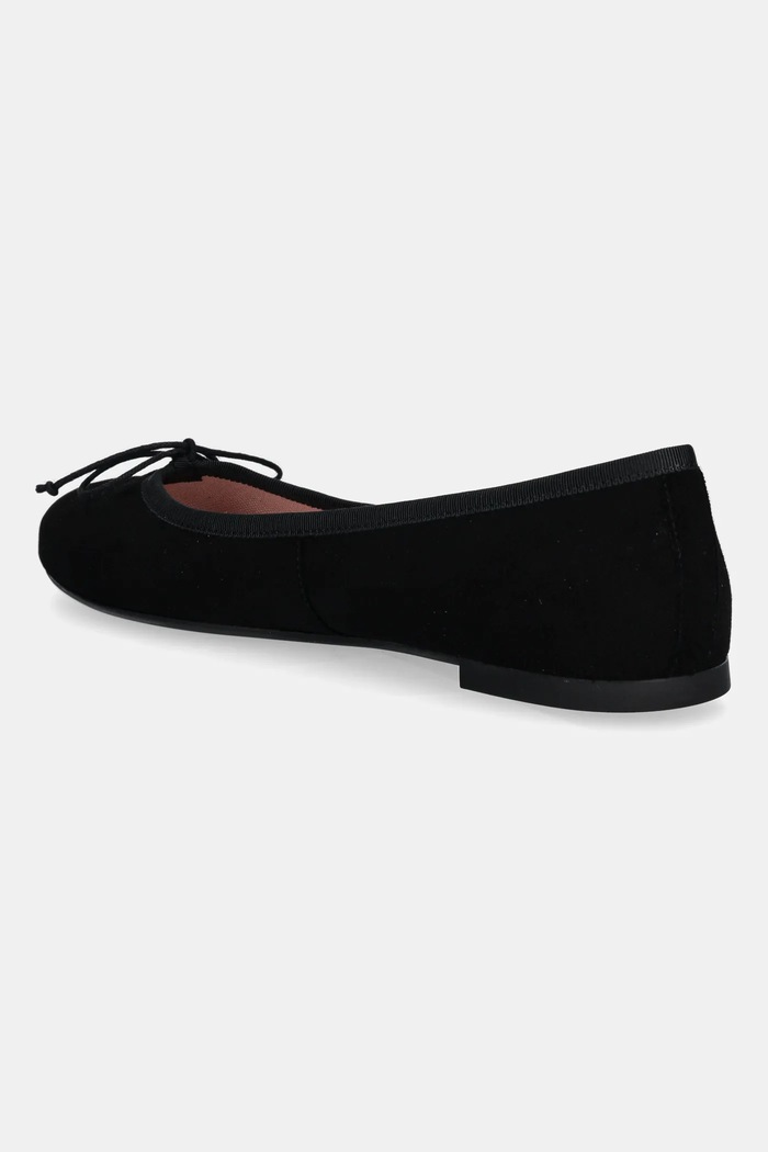 Încălțăminte Pretty Ballerinas balerini din piele întoarsă Nicole 50322.031.9101 negru