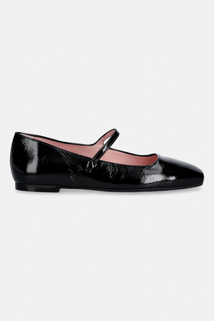 Kožené baleríny Pretty Ballerinas Camille 53275.002.9301 černá SS26