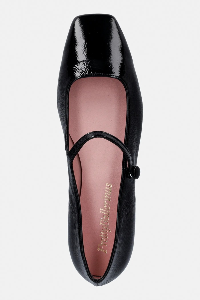 Kožené baleríny Pretty Ballerinas Camille černá 53275.002.9301