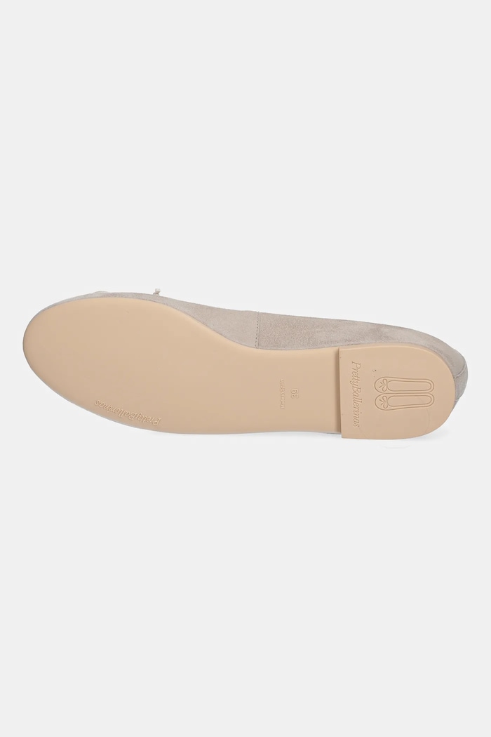 Pretty Ballerinas balerini din piele întoarsă Nicole 50322.032.9101 bej