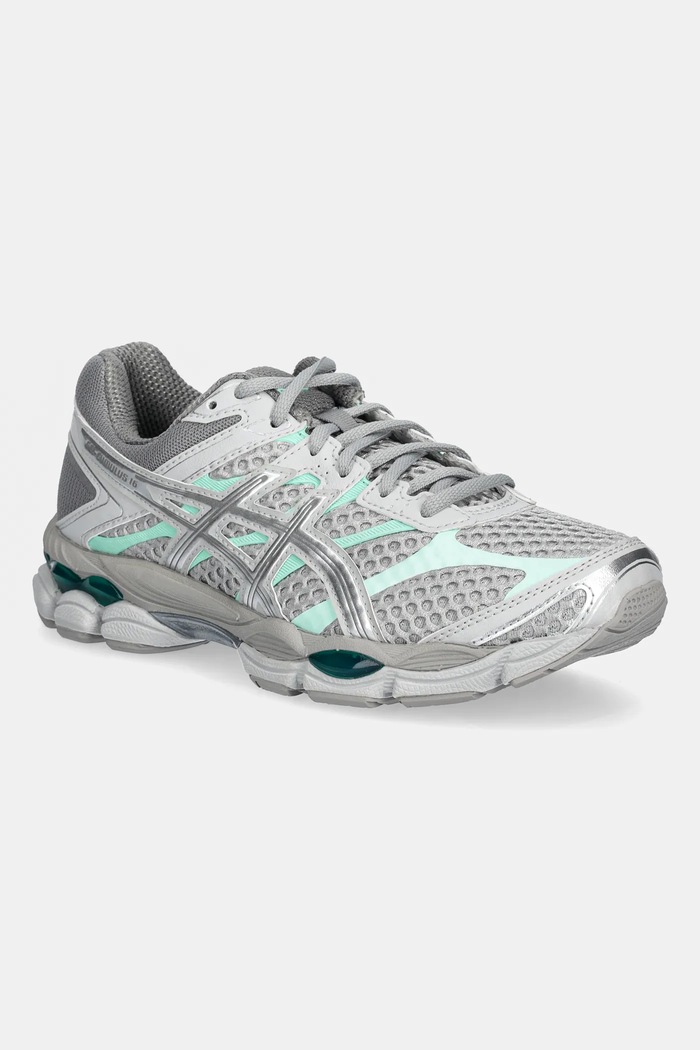 Sneakers Asics GEL-CUMULUS 16 απομίμηση λείου δέρματος γκρί 1203A733.021