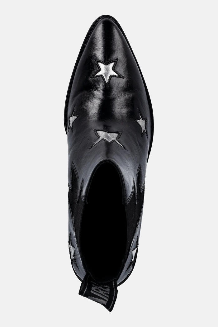 Kožne gležnjače ZADIG&VOLTAIRE Tyler crna SWCT02054