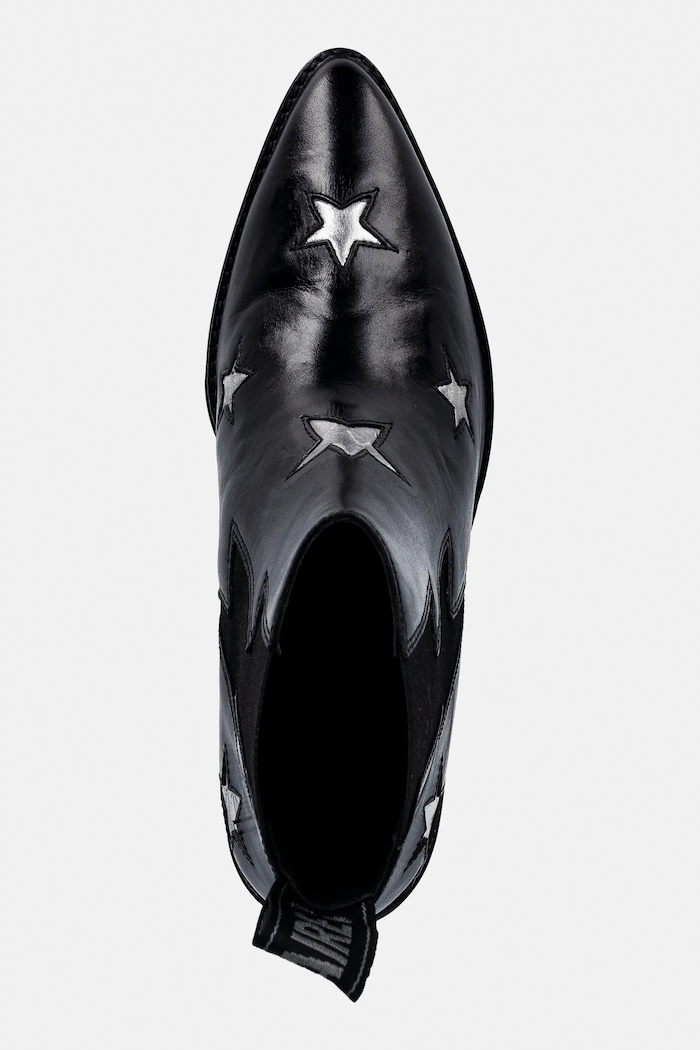 Kožne gležnjače ZADIG&VOLTAIRE Tyler crna SWCT02054