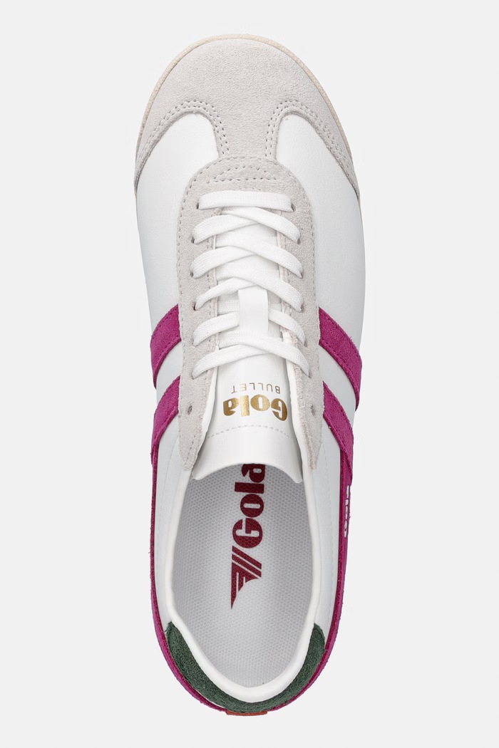 Gola BULLET PURE sneakers pentru femei, din piele alb CLA366WK