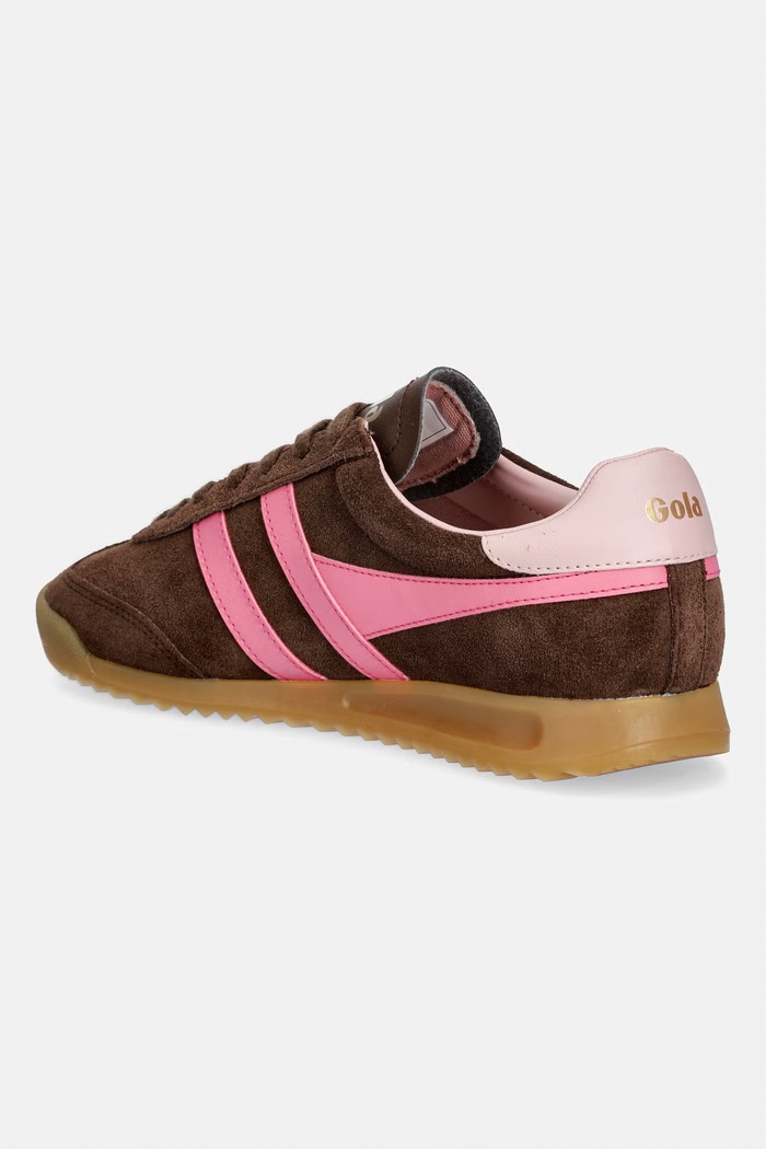 Încălțăminte Gola sneakers din piele întoarsă TORPEDO CLB761TK maro