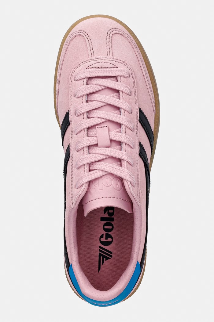 Gola sneakers din piele întoarsă VIPER roz CLB735KB
